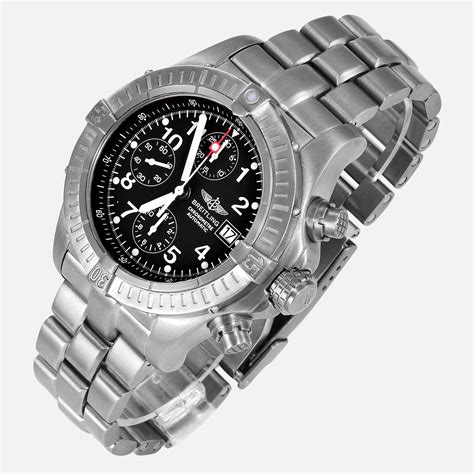 breitling super avenger review 2010|breitling chrono avenger titanium review.